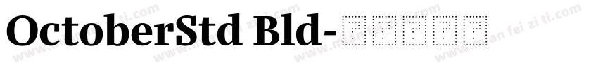 OctoberStd Bld字体转换